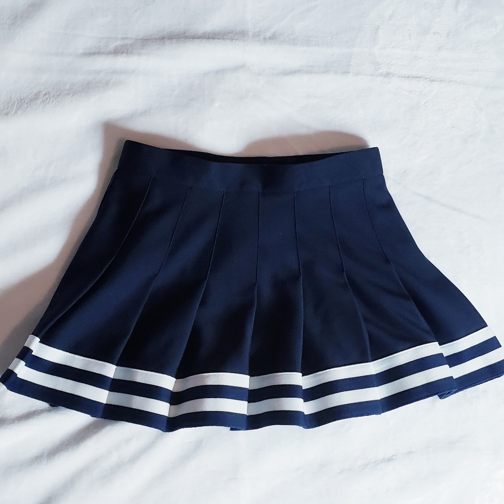 Girls Cheerleader School Uniform Sailor Skirt